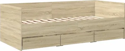 Obrázok produktu pre Váľanda so zásuvkami bez matraca dub sonoma 90x190 cm
