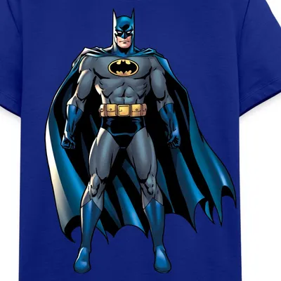 Produktbild von Spreadshirt DC Comics Batman Pose Klassisch Kinder Premium T-Shirt, 122/128 (6 Jahre), Royalblau