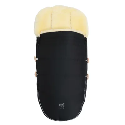 Produktbild von Kaiser Lammfell-Fußsack Love the Nature für Kinderwagen Fb. black