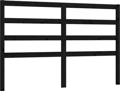 Obrázek produktu pro vidaXL Čelo postele černé 166x4x100 cm Masivní borovicové dřevo