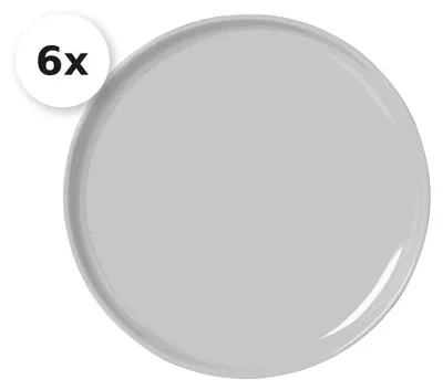 Produktbild von Dessertteller / Frühstücksteller 19cm 6er Set Jasper grau