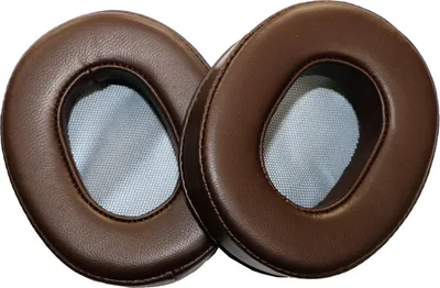 Image de INF Coussinets d'oreille en peau de mouton pour SONY MDR-1ADAC/1ABT/1A1R/1RBT Marron