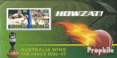 Produktbild von Briefmarken Australien 2007 Mi Block67 (kompl.Ausg.) postfrisch Kricket