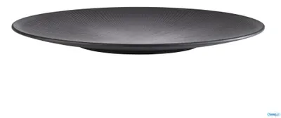 Unterteller rund schwarz 42 cm Melamin spülmaschinenfest