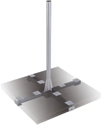 Produktbild von Herkules 8-Plattenständer XL 1,2 Meter Antennenmast