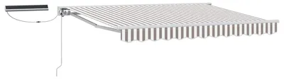 Immagine prodotto di Tenda da sole elettrica estensibile vidaXL, grigio chiaro e bianco, 4,5 x 3,5 m