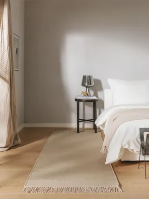 Woll-Läufer Liv, beige, 80x250 cm, pflegeleicht