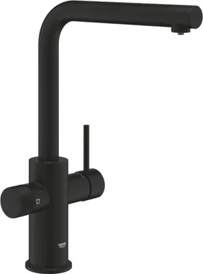 Immagine prodotto di Miscelatore Grohe Blue Pure Minta Filter con doccetta estraibile Nero