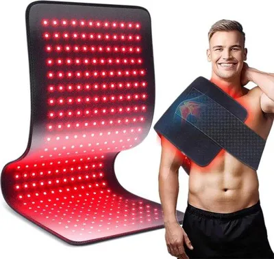 Productafbeelding van Infrarood warmtelamp, rood, 360 stuks, lichttherapie, timer, spierontspanning