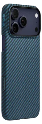 Zdjęcie produktu dla Pitaka KI1706BPM, Pokrowiec, Apple, iPhone 17 Pro Max, 17,5 cm (6.9"), Niebieski, Czarny