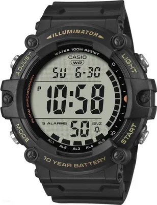 Produktbild von Casio Uhr Illuminator Worldtime - Long Strap AE-1500WHX-1AVDF