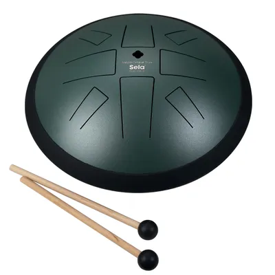 Produktbild von Sela SE 373 Melody Tongue Drum 10“ C Golden Gate Dark Green