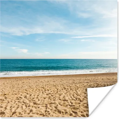 Produktbild von MuchoWow® Poster Sand - Strand - Sonne 100x100 cm - Babyzimmer