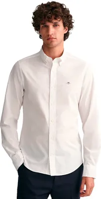 Immagine prodotto di Gant Slim camicia a maniche lunghe bianco S uomo bianco S