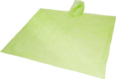 Productafbeelding van Bullet Uni Regenponcho Ziva, wegwerp, met zak PF211 (90 x 120 cm) (Limoen)