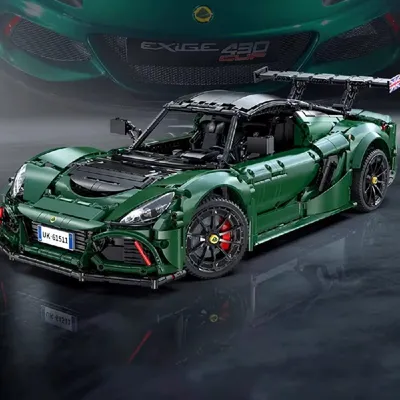 Produktbild von Klemmbausteine Technik Hypercar Sportwagen 3730 Teile 1:8 Rennwagen Building Set Bausteine