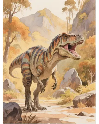 Productafbeelding van Diamond Painting Volwassenen Dinosaurus Kunstwerk