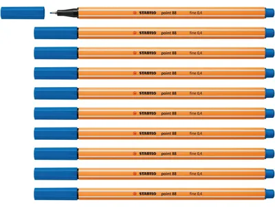 Obrázok produktu pre STABILO Fineliner - hrot 88 - Jedno pero - stredne modr stredne modr