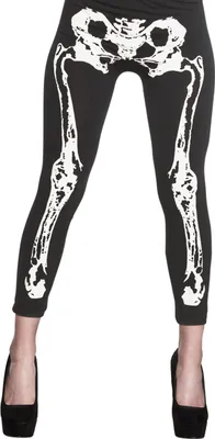 Produktbild von Damen-Leggings mit Knochenmuster