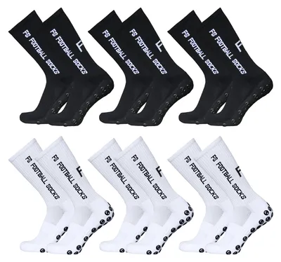Obrázek produktu pro 6 párů venkovní sportovní běžecké ponožky Stretch ponožky atletické fotbalové ponožky Anti Slip ponožky s rukojeťmi