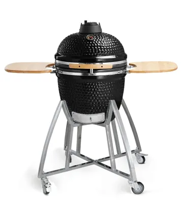 Produktbild von BUSCHBECK Kamado Grill schwarz, mit Extra Zubehör, Maße L72 x B130 x H121 cm schwarz