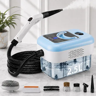 Imagen del producto de Limpiador a vapor portátil - 2000 W de potencia - Capacidad de 2,5 litros