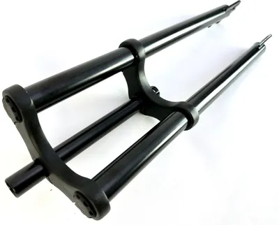 Obrázok produktu pre dvojmostíkové vidlice, čierne 570 mm, pre pneumatiky 20-26 palcov 1 palcový hriadeľ
