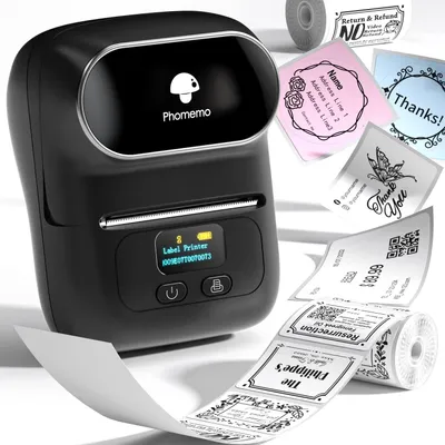 Produktbild von Phomemo M110 Etikettendrucker, Bluetooth Etikettendrucker Selbstklebend