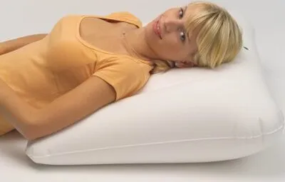 Produktbild von Kopfkeil aufblasbar 70x60cm mit Bezug, weiß>>>>