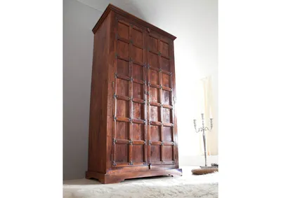 Produktbild von MASSIVMOEBEL24 Wohnschrank Akazie 115x60x211 honig  lackiert OXFORD #0422