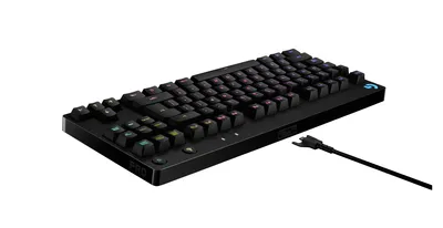Image de Logitech G 920-010592 - Filaire - USB - Commutateur mécanique - QWERTY - LED RGB - noir