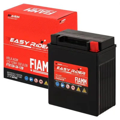 Immagine prodotto di FIAMM Easy Rider FTX12A-3A-12B Batteria Moto AGM 12V 12Ah 150A