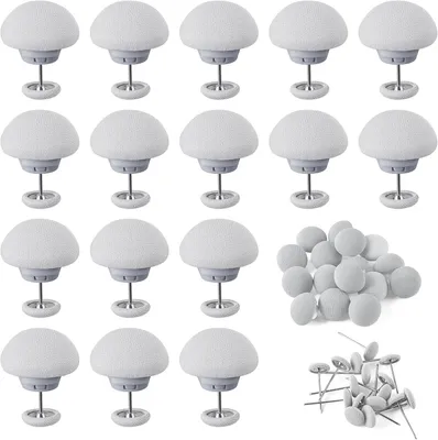 Produktbild von 16 Bettdeckenhalter, Bettdeckenclips, Bettdecke im Bezug fixieren, Weiß
