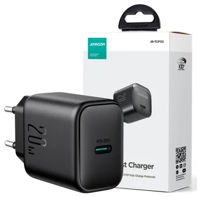 Immagine prodotto di Joyroom Jr-Tcf20 Caricatore di rete Usb-C Pd 20W - Nero