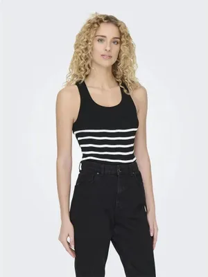 Image de Only Lill Sl T-shirt sans manches Noir S Femme Noir S