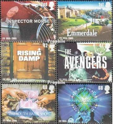 Produktbild von Briefmarken Großbritannien 2005 Mi 2332-2337 (kompl.Ausg.) postfrisch Privatfernsehen