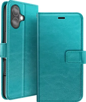 Zdjęcie produktu dla Mayaxess, etui z kieszenią na iPhone'a 17 z funkcją podstawki, kolor niebieski