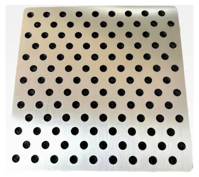 Produktbild von Edelstahl-Abflussdeckel 304, verstopfungssicher (19 x 19 cm)