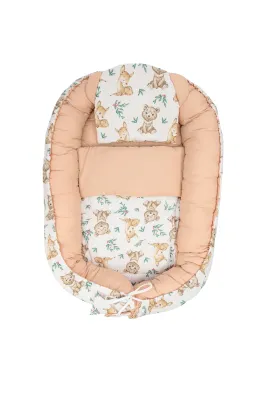 Obrázek produktu pro Kokon/ hnízdo bavlněné little bear cappucino