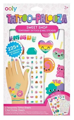 Image de Ooly : tatouages temporaires et autocollants pour les ongles pour enfants – Słodki Sklep