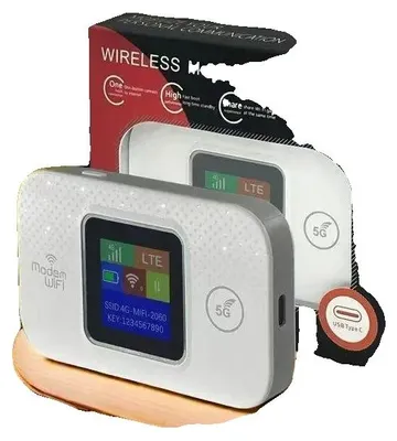 Zdjęcie produktu dla Przenośny router WiFi, prędkość 150 Mbps, kompaktowa konstrukcja, model 382 M9S, kolor biały, wersja europejska (EU)