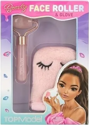 Produktbild von Depesche 12693 TOPModel Beauty and Me-Gesichtsbehandlungsset mit Rosenquarz-Roller und DEPESCHE-Handschuh
