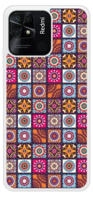 Image de 1001Coques - Coque renforcée compatible avec Xiaomi Redmi 10C - Design patchwork mandala - TPU + dos métal sublimé antichoc