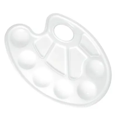 Obrázok produktu pre Miešacia paleta, plastová, biela (obsah 1)