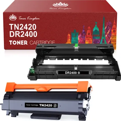 Produktbild von Toner & Trommel kompatibel für Brother TN2420 DR-2400 für DCP-L2510D L2512D L2530DW L2537DW L2550DN HL-L2310D L2350DW L2357DW L2370DN L2372DN L2375DW