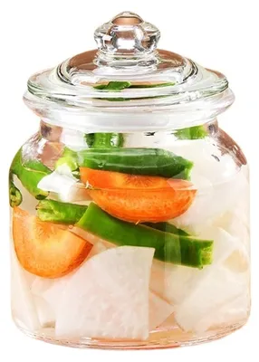 Produktbild von Glasbehälter zur Aufbewahrung von getrocknetem Obst