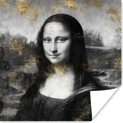 Produktbild von MuchoWow® Poster Mona Lisa - Leonardo da Vinci - Kunst 30x30 cm - Wandposter - Printing