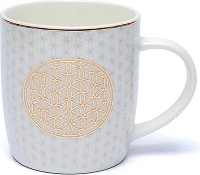 Produktbild von yogabox Teetasse - 0,4 L Blume des Lebens