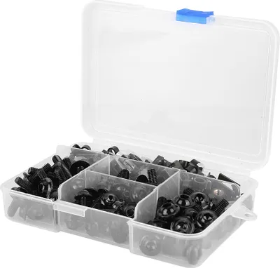 Produktbild von Motorradschraubenclip Verkleidungsbolzen 177-tlg. Set Universal M5 M6 Passend für Sportbikes