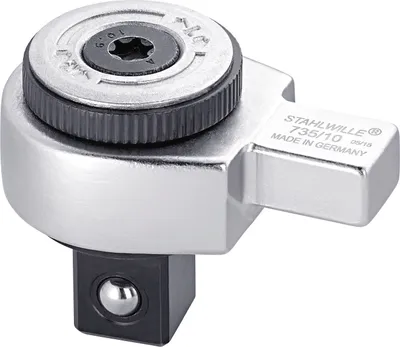 Produktbild von STAHLWILLE 58250010, Torque wrench end fitting, Chrom, 1 Stück(e), 147 g